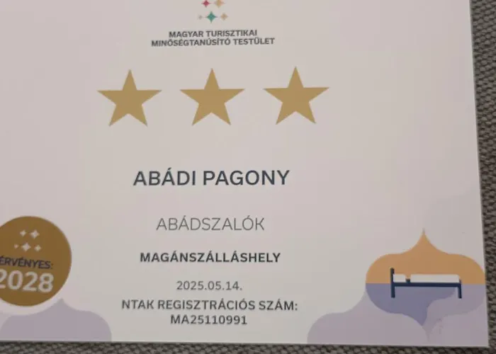 Apartament Abadi Pagony Vendeghaz *